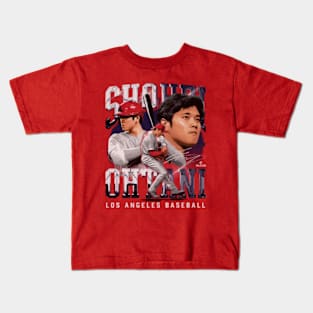 Shohei Ohtani Los Angeles A Retro Kids T-Shirt